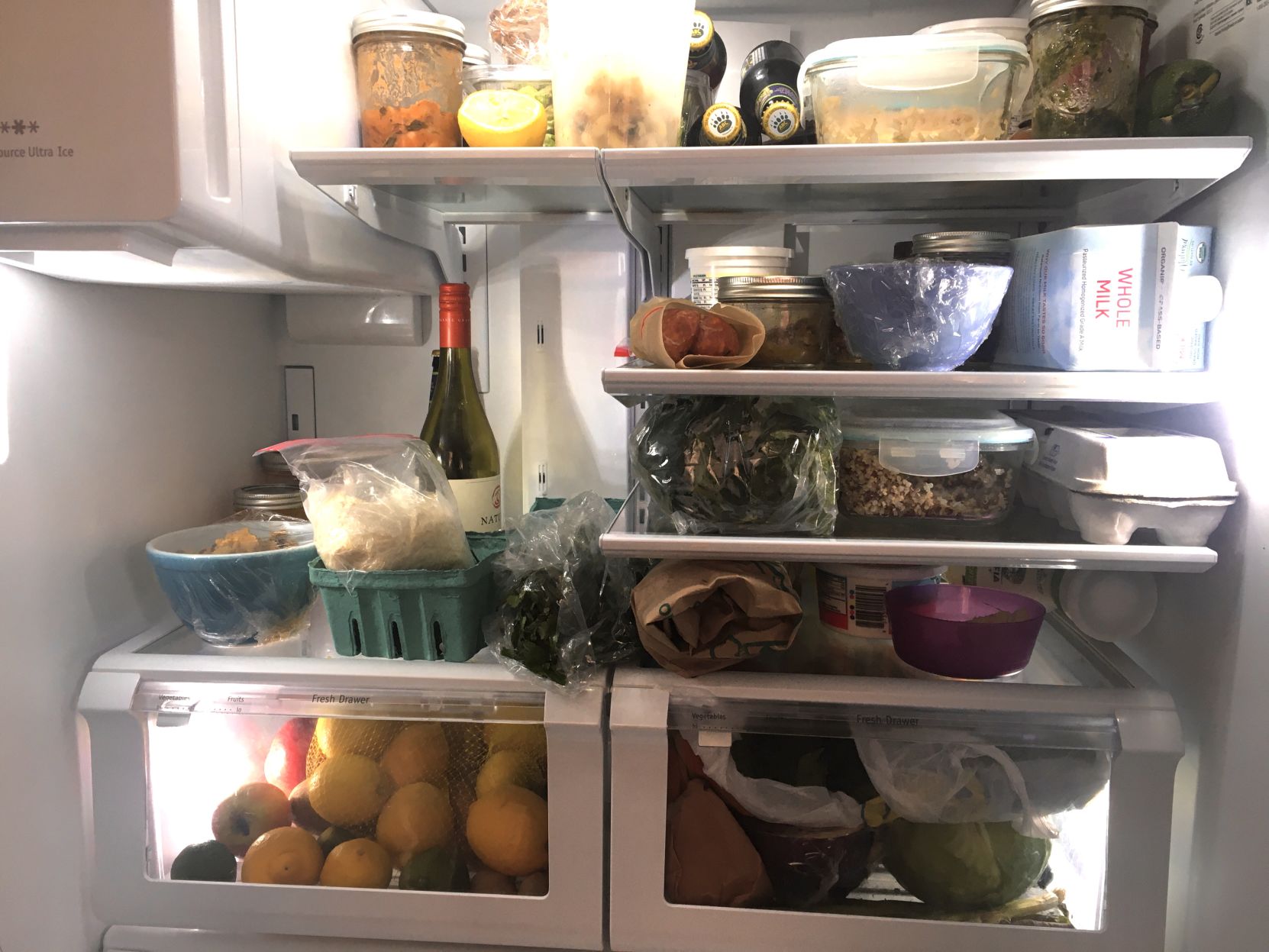 Fridge contents
